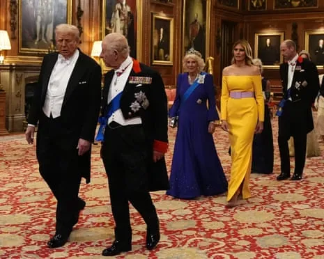 Royals Present Grand Welcome During Protests; Kimmel Taken Off Air Due To Kirk Comments