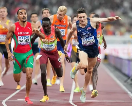 UK's Wightman Denied Gold as Portuguese Isaac Nader Wins Dramatic 1500m Title