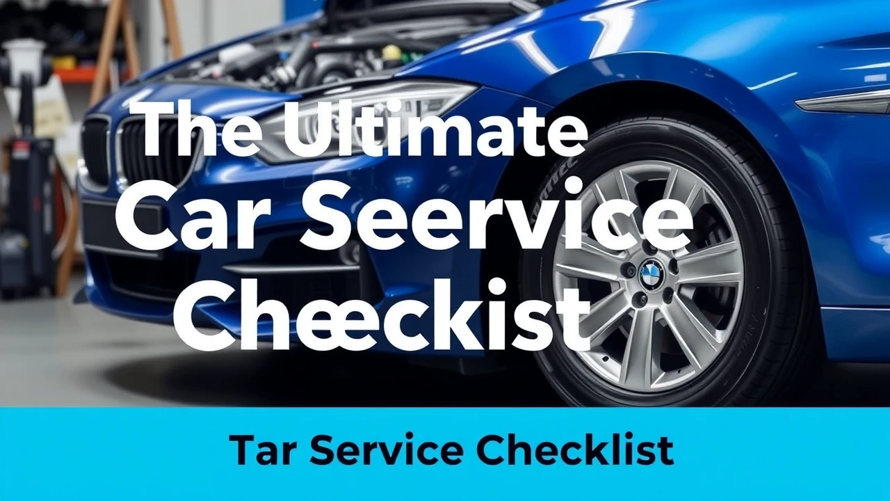 The Ultimate Car Service Checklist: Must-Follow Steps for Optimal Vehicle Care